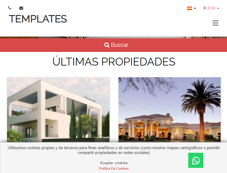 Ejemplo web inmobiliaria