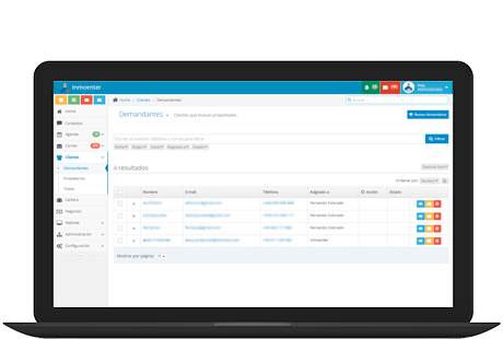gestion de clientes software inmobiliario