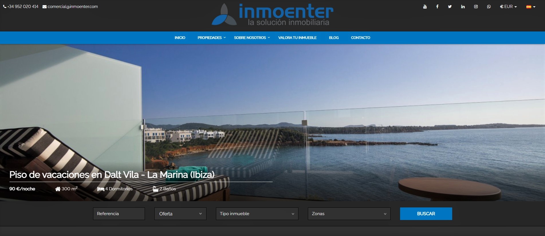 InmoEnter cambiar imágenes del Slider 4