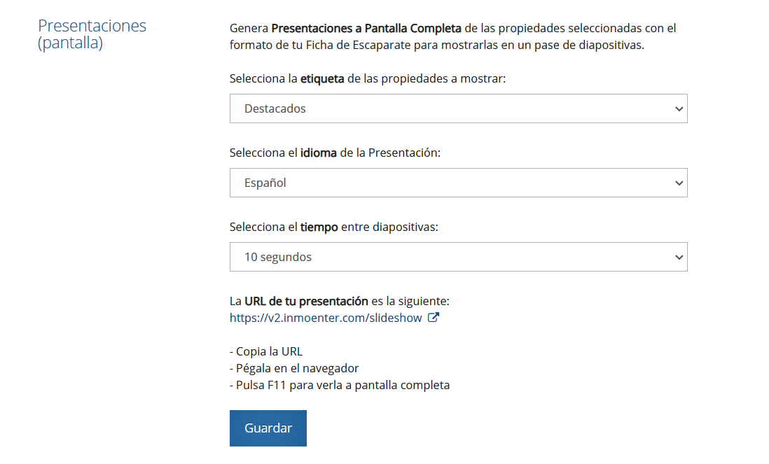 InmoEnter – Configura tus propiedades 6