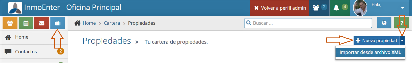 InmoEnter, Gestiona tus propiedades 2