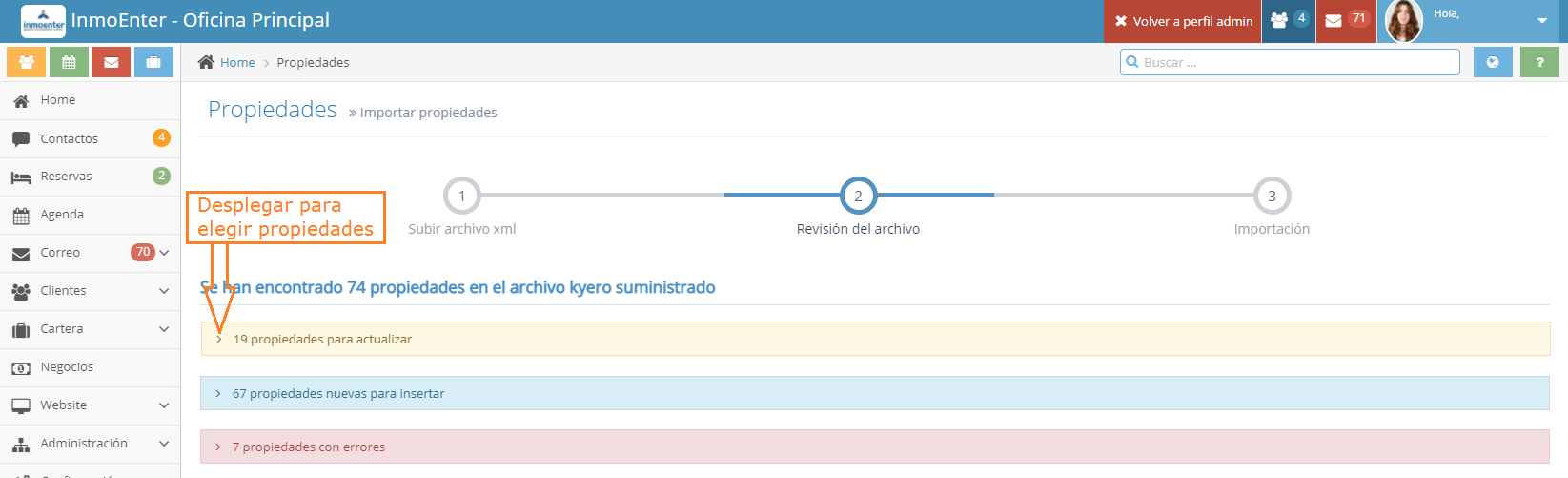 InmoEnter – Importación de propiedades XML 6